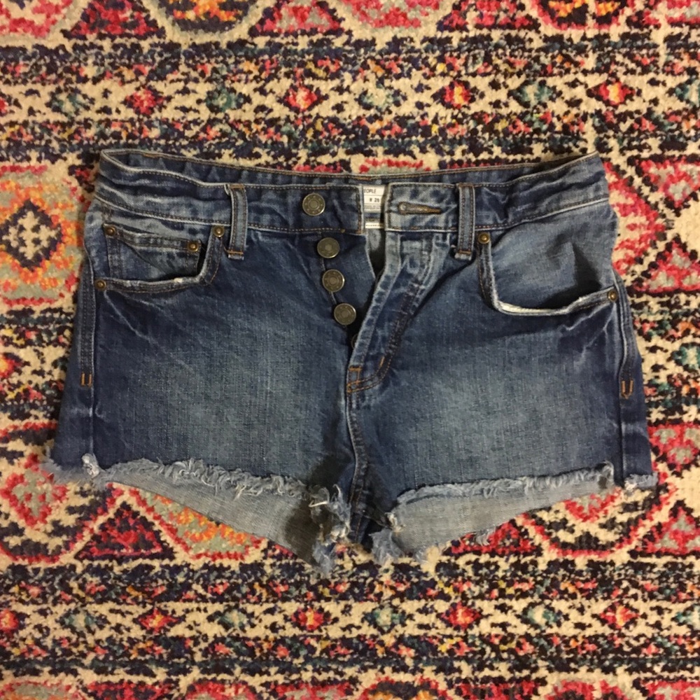 Free People Denim Shorts
